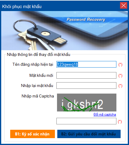 Quên mật khẩu